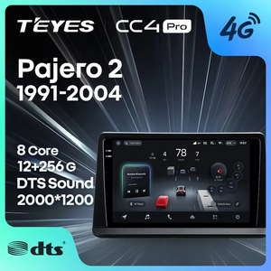 Teyes CC4 Pro สำหรับมิตซูบิชิปาเจโร่2 V30 <span class=keywords><strong>V40</strong></span> V20 1991 - 2004 CarPlay วิทยุสเตอริโอเล่นรถยนต์ Android 2DIN อัตโนมัติ - Product Image 1