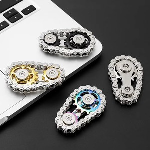 Cao Cấp Edc Cyber Người Nổi Tiếng Bánh Đà Fidget Spinner Xe Đạp Xe Đạp Chuỗi Sprocket Fidget Đồ Chơi Spinner Cho Người Lớn - Product Image 2