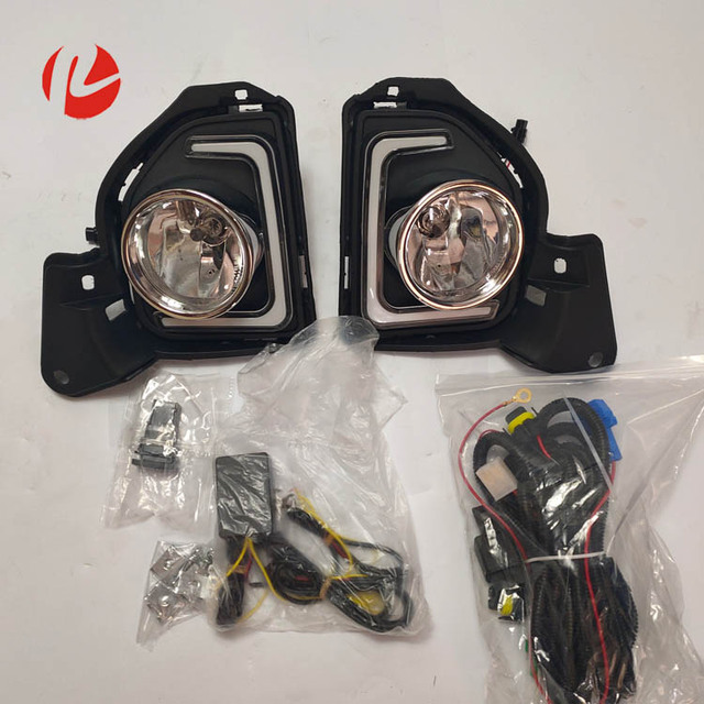 Newest LED DRL Daytime Running Light Fog Light Lamp Fit for Hiace Van KDH 200 2014-2016