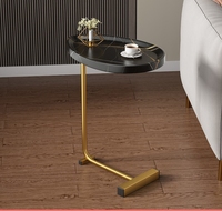 Table d'appoint de salon moderne de haute qualité pour petit espace, table basse de chevet, mini table d'angle pour balcon