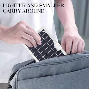 Kit de Panel Solar Monocristalino ALECTER de 10W, Certificado CE TUV, >21.5% de Eficiencia, IP62 Impermeable, Cargador de Teléfono Ligero - Product Image 4