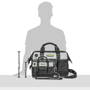 Base di plastica per Contractor/Elettricista Riparatore/Rete di riparazione 14 Pollici di Acqua-resistente Heavy Duty Strumento di Borsa - Product Image 6