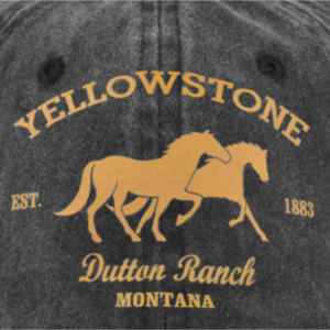 <span class=keywords><strong>Gorra</strong></span> <span class=keywords><strong>de</strong></span> Béisbol con Estampado <span class=keywords><strong>de</strong></span> Grafiti Marca Yellowstone, 100% Algodón, 6 Paneles, Cierre a Presión, con Diseño <span class=keywords><strong>de</strong></span> <span class=keywords><strong>Caballo</strong></span>, Ajustable y Personalizada - Product Image 2