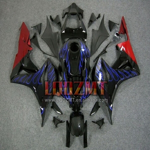 OEM FairingสําหรับHONDA CBR600 <span class=keywords><strong>CBR</strong></span> 600RR <span class=keywords><strong>600</strong></span> <span class=keywords><strong>RR</strong></span> CC CBR600RR F5 07 เปลวไฟสีฟ้า <span class=keywords><strong>08</strong></span> 95No.64 600CC CBR600F5 2007 2008 ฉีดbody - Product Image 1