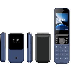 Nuevo Teléfono Móvil Flip de Fábrica con Pantalla de 2.8 Pulgadas, Teclado Delgado, Función Flip para Personas Mayores, 2G, Doble SIM, Pantalla LCD, GSM - Product Image 2