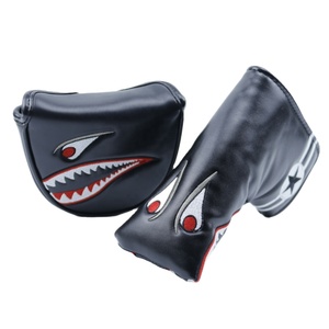 Le demi-cercle droit Hot Golf PU Leather Shark <span class=keywords><strong>putter</strong></span> s'adapte à tous les couvre-chefs de <span class=keywords><strong>putter</strong></span> de golf - Product Image 1