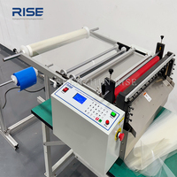 Cortadora de Rollos de Plástico a Láminas RS-600G de Alta Precisión, Máquina Cortadora de Película de PVC y Hidrogel con Soporte para Material