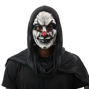 Chất Lượng Cao Đầy Đủ Đầu Sọ Joker Mặt Nạ Máu Halloween Đảng Đáng Sợ Di Chuyển Miệng Prop Nhựa Lụa Mặt Bìa Cho Kinh Dị Đêm - Product Image 1