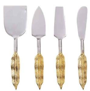 2025 nouveaux ensembles de couteaux à beurre d'ustensiles de cuisine de conception pour la maison meilleur vendeur ensemble de couverts en acier avec manche en bois pour l'utilisation de la vaisselle - Product Image 4