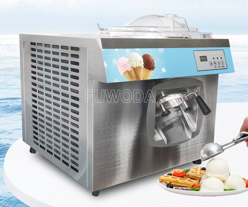 最高品質の市販のハードアイスクリームジェラートマシンバッチ