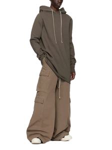 Paquete de 8 pantalones cargo de trabajo de moda para hombre, impermeables, marrón claro, lona bordada personalizada desgastada - Product Image 4