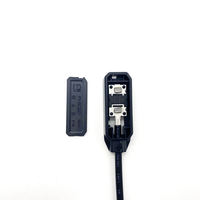 Boîtier de jonction pour panneaux solaires, pour câble de connexion photovoltaïque MC4 en trois parties, 25A, 1500V, IP68, étanche pour l'extérieur