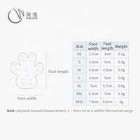 Wegenes – coussinet de pied en Silicone pour chien, antidérapant et Anti-salissure, protège les pattes des animaux de compagnie