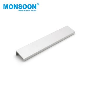 Poignées de meuble modernes en aluminium de haute qualité pour portes d'armoires de cuisine, poignées de tiroir et de placard - Product Image 1