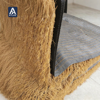 Láminas de Techo de Paja Artificial Tradicional Personalizadas, Tejas de Techo de Paja Sintética PE, Impermeables, Resistentes al Fuego, Hechas a Máquina, 2 Años de Garantía