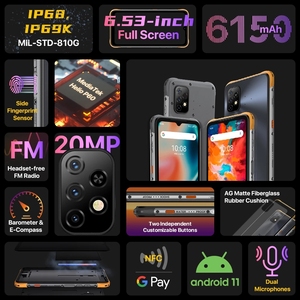 [Estreno Mundial] <span class=keywords><strong>UMIDIGI</strong></span> <span class=keywords><strong>BISON</strong></span> X10 Versión Global, Teléfono Inteligente Resistente IP68, 4+64GB, NFC, Cámara Triple de 20MP, Batería de 6150mAh, Teléfono para Llamadas - Product Image 2