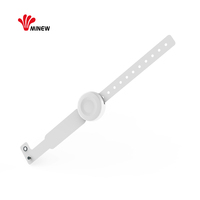 Bracelet connecté programmable OEM IoT, balise BLE, bracelet Eddystone iBeacon BLE pour les soins de santé