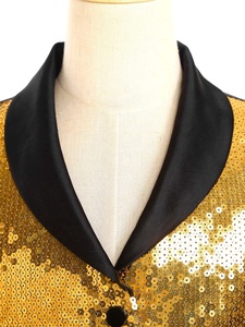 Débardeur en satin à revers pour filles de 6 à 16 ans, idéal pour la scène, les bals de promo, les fêtes, la danse lyrique et la pratique de la danse latine. - Product Image 3