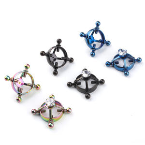 Menggoda Aksesoris Seks Puting Sekrup Puting Susu Klem Puting Sekrup dengan Berlian untuk Wanita Seks Permainan - Product Image 5