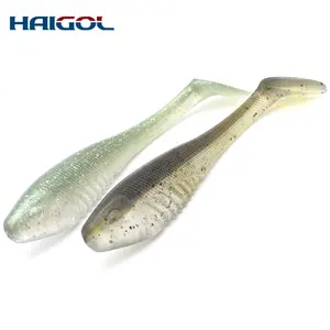 Señuelo suave de alta calidad a 5,1 pulgadas y 4,1 pulgadas Swimbait, cebos de pesca coloridos para Walleye Zander, señuelo de pesca de lubina