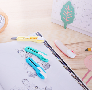 Mini Kawaii Hoa Giấy cắt có thể thu vào phong bì mở tiện ích thực tế Pocket <span class=keywords><strong>Knife</strong></span> cho văn phòng sử dụng DIY OEM/ODM - Product Image 4