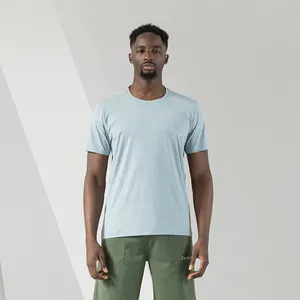 Camiseta deportiva transpirable de secado rápido con diseño de fábrica de China para hombre