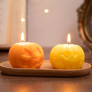 Bougie parfumée citrouille d'Halloween personnalisée, ornement créatif pour la maison, souvenir de vacances, cadeau, fabrication OEM, vente en gros - Product Image 3