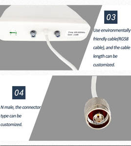 <span class=keywords><strong>Antena</strong></span> periódica de registro de alta ganancia 4G LTE 5G <span class=keywords><strong>Antena</strong></span> WIFI <span class=keywords><strong>Antena</strong></span> Lpda exterior de banda ancha direccional impermeable para comunicación - Product Image 5