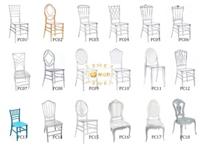Wholesale Banquet Hall Stackable Pc Wedding clear Acrylic Resin Chiavari <strong>Bamboo</strong> <strong>Chairs</strong> with Cushion Pad - Product Image 5