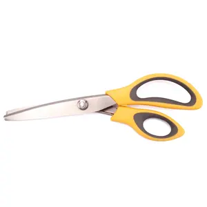 9 Inches Professional Stainless Steel Blade With Pp/tpr Soft Handle Dressmaking Sewing Scissors