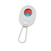 Détecteurs de caméras cachées-Détecteurs anti-espion portables avec éclairage LED et alarme de détection infrarouge Dispositif de détection de caméra espion