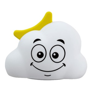 Cloud Shape Silicone Night <b>Light</b> 132mm Tap Control Warm White <b>LED</b> Bedside Lamp For Baby Sleep - Product Image 3