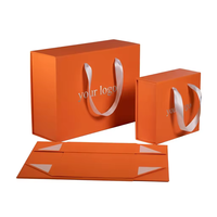 Caja de Almacenamiento Plegable Rectangular Moderna con Cierre Magnético, Caja Organizadora de Papel Resistente, Caja de Regalo Portátil para Empaque y Almacenamiento Minorista