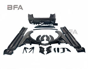 Utilisé sur l'<span class=keywords><strong>Audi</strong></span> Q8 RSQ8 amélioré capots de pare-chocs avant et arrière en fibre de carbone sèche de style MSY avec ailes à sourcils larges - Product Image 2