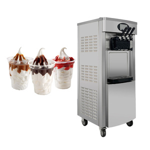Nouvelle machine à crème glacée molle 28L-32L/H, 3 saveurs, machine à faire des glaces - Product Image 5
