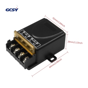 Interrupteur relais <span class=keywords><strong>sans</strong></span> <span class=keywords><strong>fil</strong></span> à télécommande 433 MHz AC 220V 110V 30A 1CH avec récepteur et émetteur RF 433,92 MHz à 2 boutons - Product Image 4