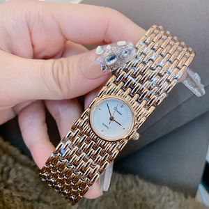 European American <b>Ladies</b> Wristwatch <b>Vintage</b> Quartz Bangle <b>Watch</b> Niche Unique Design Elegant Texture - Product Image 6