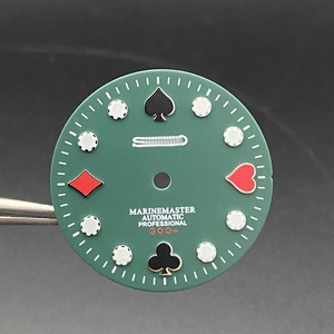 Modification de montre, cadran sans date de 28,5 mm, luminescent vert, compatible avec le mouvement japonais NH35/36 - Product Image 2