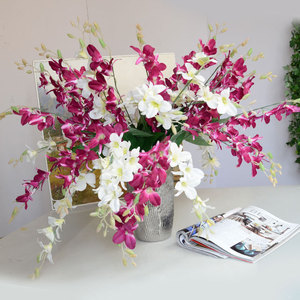 <span class=keywords><strong>Prix</strong></span> bon marché soie artificielle <span class=keywords><strong>Cymbidium</strong></span> <span class=keywords><strong>orchidée</strong></span> et Cattleya fleur pour la maison mariage noël Halloween décoration - Product Image 6