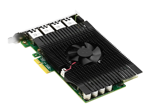 Tarjeta Capturadora de Imagen LR-LINK PCIe 3.0 X4 de Cuatro Puertos 5G POE+ <span class=keywords><strong>Vision</strong></span> Framer con Marvell AQC111C para Visión Artificial - Product Image 3