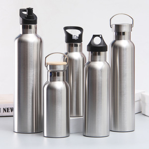 Botella de Agua Deportiva de Acero Inoxidable con Aislamiento al Vacío, Boca Ancha, Tapa Metálica con Asa para Senderismo, Camping y Gimnasio - Product Image 4