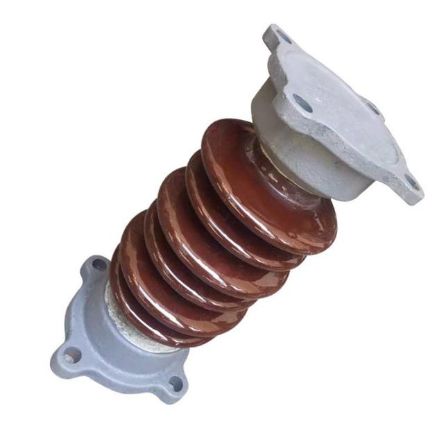 Factory Direct Supply Yunbian High Voltage Pillar Type 380V 630A 50/60Hz Brown Glazed Porcelain Insulator