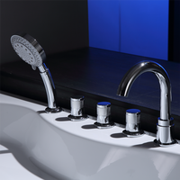 Baignoire Balnéo Autoportante OEM ODM, 16 Jets de Massage, Matériau Acrylique, Prix Abordable pour Maison et Hôtel, Vente en Gros Personnalisée