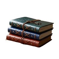 Carnet en cuir PU style pirate / Carnet personnalisé avec logo, Bloc-notes, Carnet de mémos, Journal intime, Carnet mignon, Mini-carnet, Bloc-notes.