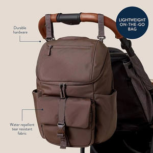 Mochila Pañalera de Nailon Impermeable Personalizada, Portátil, Premium, de Moda, para Viajes, Trabajo, Mamá, Recién Nacido, con Cambiador - Product Image 2