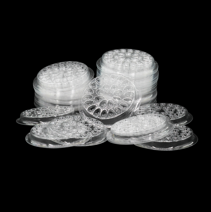 Прозрачный поддон для наращивания ресниц от производителя, оптовая продажа, пластиковый держатель клея для ресниц