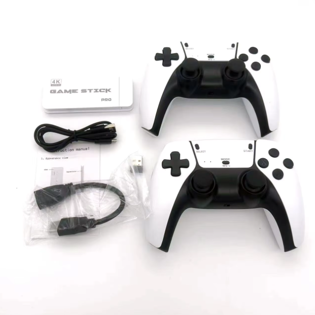 M15 Game Stick 4K HD Game Console 2.4g Wireless Controller TV Video 64GB 128GB 20000+ Gaming Stick Retro Games for PS1 PS2