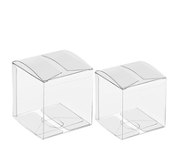 Boîte en plastique PVC transparente recyclable personnalisée de marque CLP, modèle CLP-DGH, crochets, boîte d'emballage pour poudre de PVC, boîte pliée, numérique