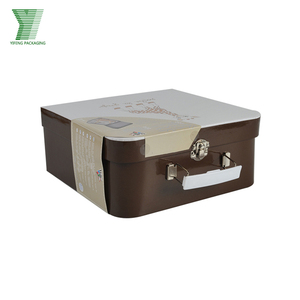 Wholesale Custom Logo Luxury Design Rigid <strong>Cardboard</strong> Toy Clothes Packaging Box Paper <strong>Suitcase</strong> Gift Box - Product Image 5