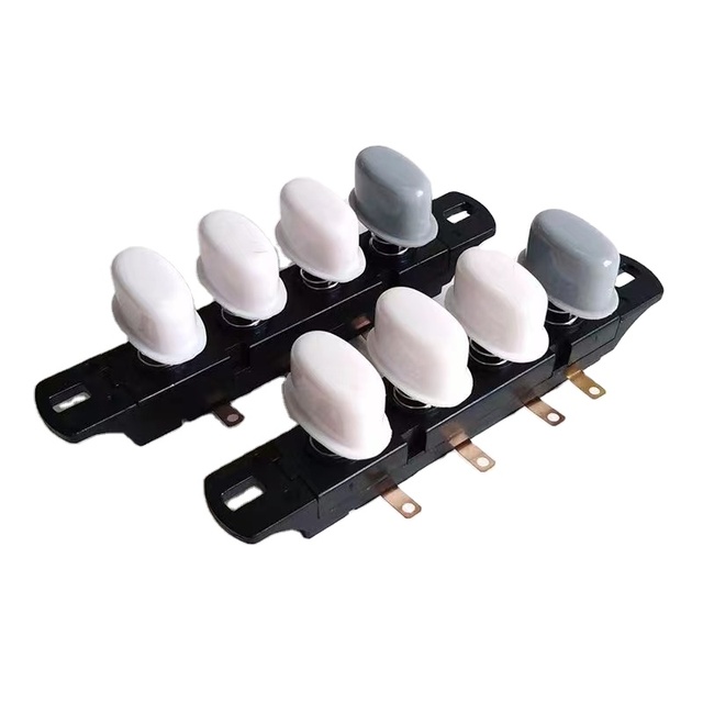 Professional Design Replacement Blender Blade Parts Stainless Steel Keyboard 4 Position Push Button Switch